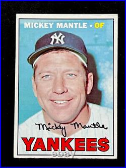 1967 Topps Baseball New York Yankees Mickey Mantle #150