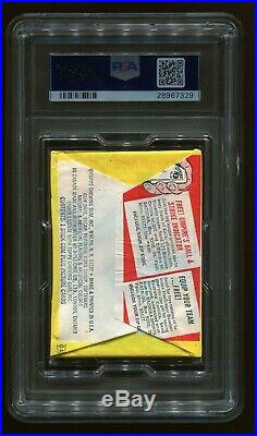1968 Topps 5th Series 5 Cent Wax Pack. PSA 8