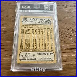 1968 Topps Mickey Mantle #280 PSA 2 New York Yankees