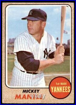 1968 Topps Mickey Mantle New York Yankees #280