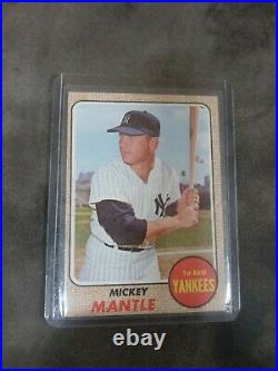 1968 Topps Mickey Mantle New York Yankees #280 Baseball Card
