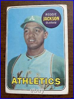 1969 Topps Reggie Jackson Rookie #260 Oakland A's New York Yankees HOF