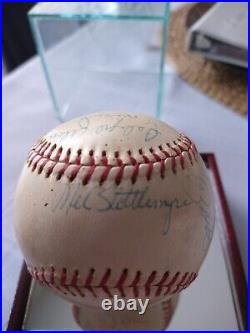 1973 New York Yankees Thurman Munson TEAM signed baseball 15+ signatures PSA COA
