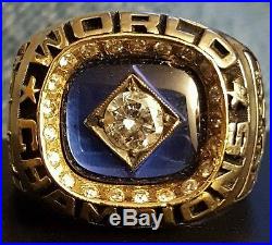 1978 NY YANKEES WORLD SERIES CHAMPIONSHIP RING player's ring. Cliff Johnson