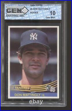 1984 Don Mattingly Donruss #248 Gem Mint 10 RC Rookie New York Yankees