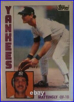 1984 Topps Don Mattingly New York Yankees #8 Baseball Card