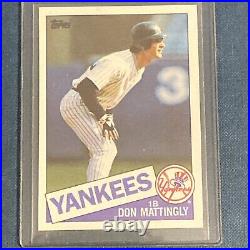 1985 Topps Don Mattingly New York Yankees #665 Error Baseball Card