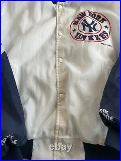 1989 New York Yankees Fanimation Jacket Size Large Chalk Line