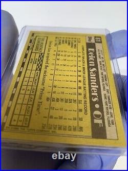 1990 TOPPS #61 DEION SANDERS Error Card Double Image MINT NEW YORK YANKEES