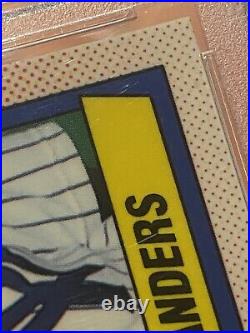 1990 Topps TIFFANY Deion Sanders New York Yankees #61 Baseball Card POP 33 In 10