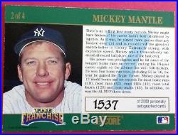 1992 Score Mickey Mantle Autograph Card