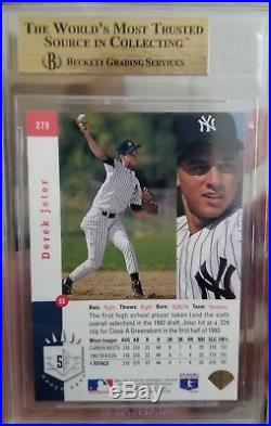 1993 SP #279 DEREK JETER RC BGS 9.5. With DIFFICULT 9.5 Corners