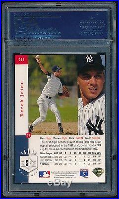1993 SP #279 Derek Jeter Rookie RC PSA 9 MINT New York Yankees