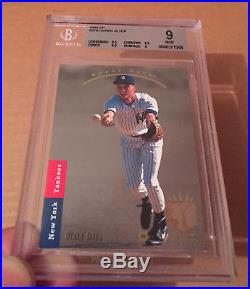 1993 SP DEREK JETER RC #279 BGS 9 MINT NY Yankees Rookie (two 9.5 subs)
