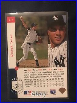 1993 SP Foil #279 Derek Jeter New York Yankees RC Rookie GRADEABLE