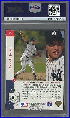 1993 SP Foil #279 Derek Jeter New York Yankees RC Rookie PSA 9 GREAT INVESTMENT