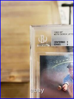 1993 Sp Derek Jeter #279 Foil Rookie Rc True Mint Bgs 9 (9, 9, 9, 9) = Psa