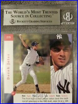 1993 Sp Derek Jeter Foil #279 Rookie Rc Bgs 9