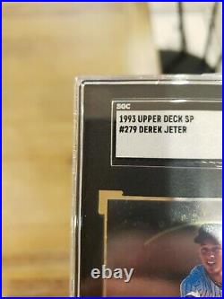 1993 Sp Upper Deck Foil Derek Jeter #279 Psa Mint Rookie Card Rc Sgc 9