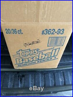 1993 Topps Baseball Unopened Wax Box Series 1 FACTORY SEALED DEREK JETER RC