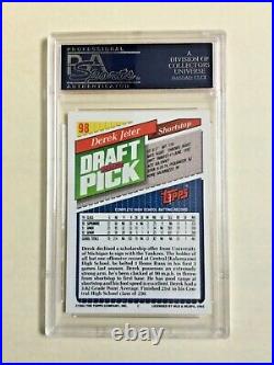 1993 Topps Derek Jeter Rookie Card PSA 10 GEM MINT