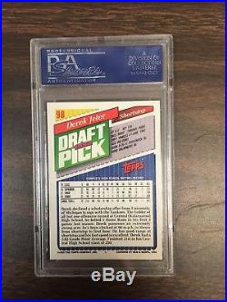 1993 Topps Gold Derek Jeter Rookie Card PSA 10