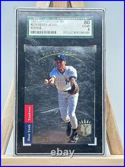 1993 Upper Deck SP DEREK JETER #279 RC ROOKIE SGC 6 New York Yankees HOF Flaw