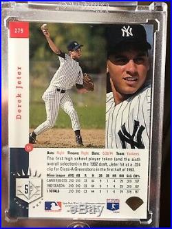 1993 Upper Deck SP Derek Jeter #279 Rookie Card Baseball Card