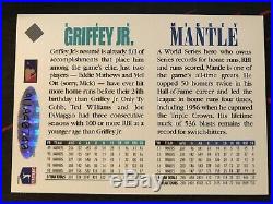 1994 Upper Deck Mickey Mantle Ken Griffey Jr Dual Autograph Auto
