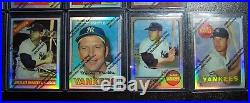 1996 Topps Finest Mickey Mantle Refractor complete 19 card set with film peel