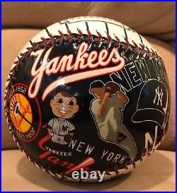 2003 Fotoball Limited Edition NEW YORK YANKEES 100th Anniversary Large Baseball