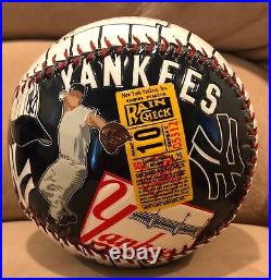 2003 Fotoball Limited Edition NEW YORK YANKEES 100th Anniversary Large Baseball