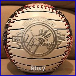 2003 Fotoball Limited Edition NEW YORK YANKEES 100th Anniversary Large Baseball