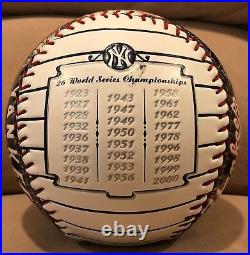 2003 Fotoball Limited Edition NEW YORK YANKEES 100th Anniversary Large Baseball