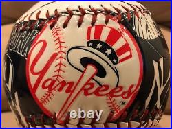 2003 Fotoball Limited Edition NEW YORK YANKEES 100th Anniversary Large Baseball