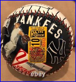 2003 Fotoball Limited Edition NEW YORK YANKEES 100th Anniversary Large Baseball