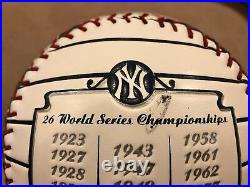 2003 Fotoball Limited Edition NEW YORK YANKEES 100th Anniversary Large Baseball