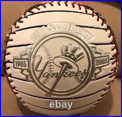 2003 Fotoball Limited Edition NEW YORK YANKEES 100th Anniversary Large Baseball