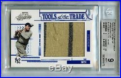 2005 Absolute Tools of The Trade Babe Ruth 1925 Jersey Button Stitches Patch