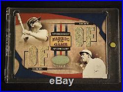 2005 Fabric Of The Game Babe Ruth & Jim Thorpe Jersey/Pants #16/25 Yankees Nice