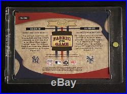 2005 Fabric Of The Game Babe Ruth & Jim Thorpe Jersey/Pants #16/25 Yankees Nice