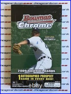 2009 Bowman Chrome HOBBY Box 1 AUTO (Freddie Freeman Gold Refractor Autograph)