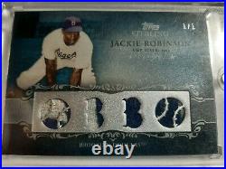 2009 Topps Sterling JACKIE ROBINSON 4 PC RELIC WithPRIME JERSEY PATCH 1 OF 1 1/1