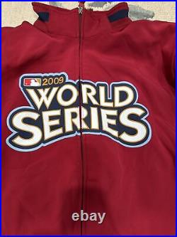 2009 World Series Majestic Therma Base Jacket NEW YORK YANKEES Phillies XL NEW