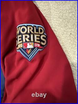 2009 World Series Majestic Therma Base Jacket NEW YORK YANKEES Phillies XL NEW