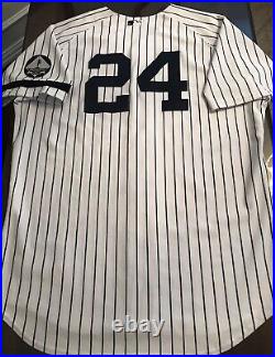 2010 Robinson Cano #24 New York Yankees Authentic On-Field Majestic Jersey 52