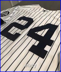 2010 Robinson Cano #24 New York Yankees Authentic On-Field Majestic Jersey 52