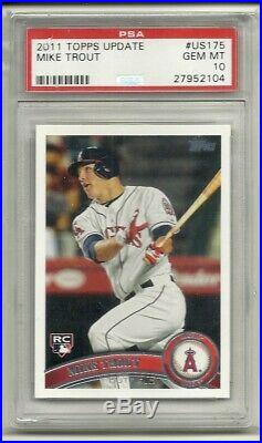 2011 Topps Update Mike Trout RC PSA 10