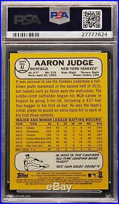 2017 Aaron Judge Topps Heritage Real One Red Ink Auto /68 PSA 10 Pop 10