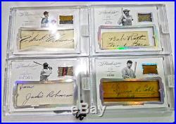2017 Flawless Babe Ruth Cut Auto And Jersey Relic 2/2 Encased By Panini Wow
